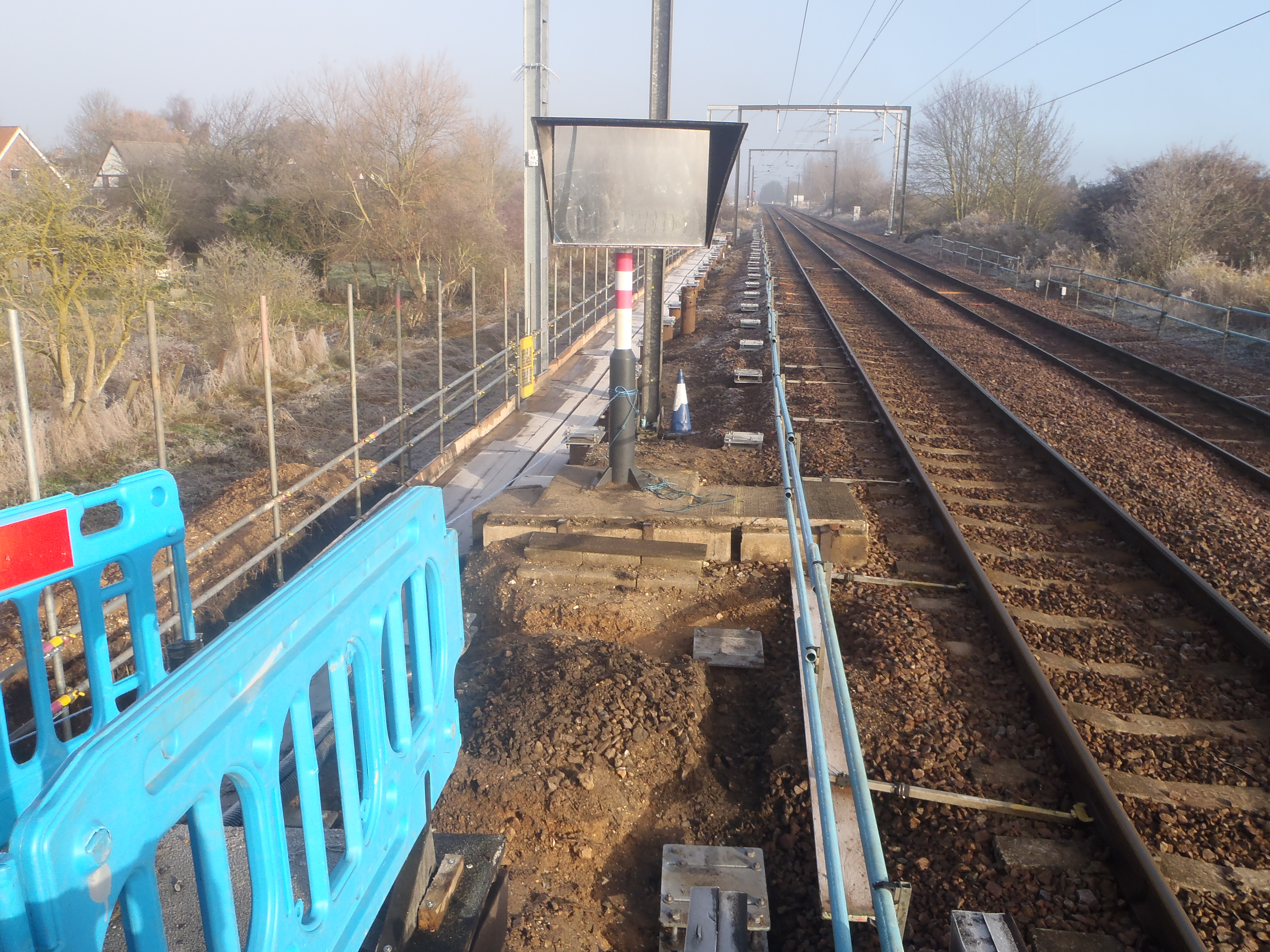 looking north from down platform